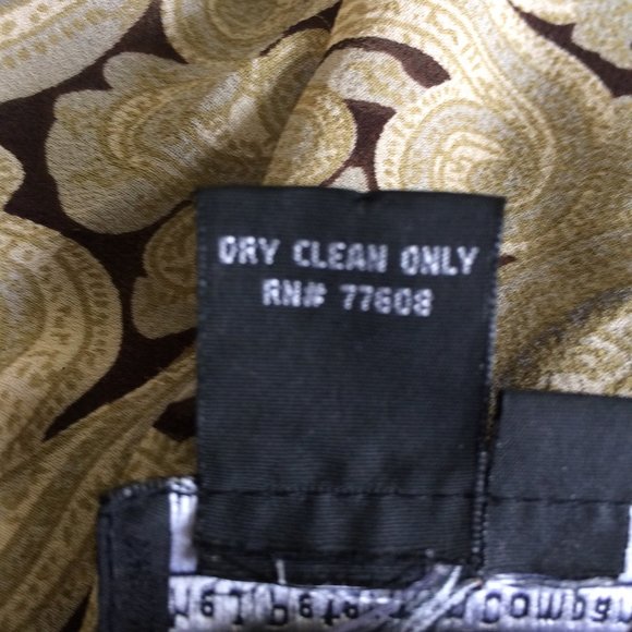 J Peterman Brown Silk Sarong Maxi Skirt 12 - Picture 6 of 11